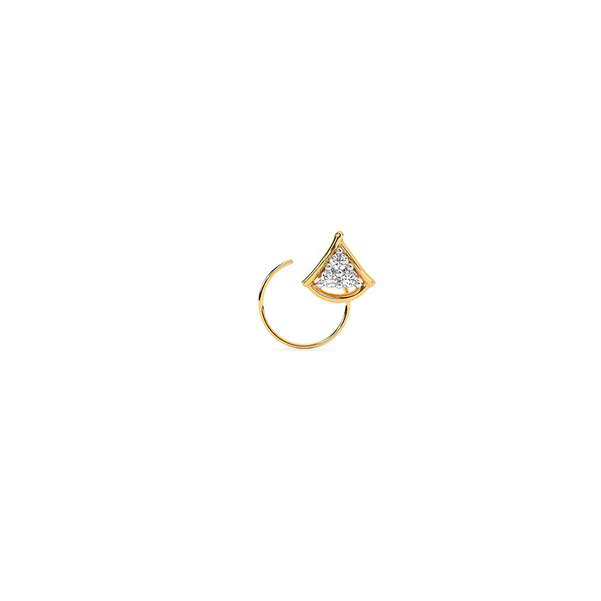 Modest Spark Diamond Nose Pin