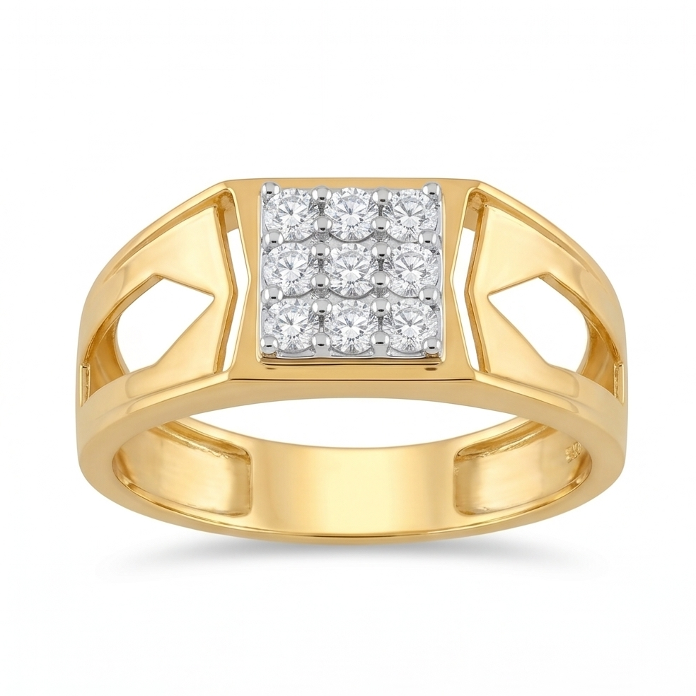 Pave Diamond Statement Ring