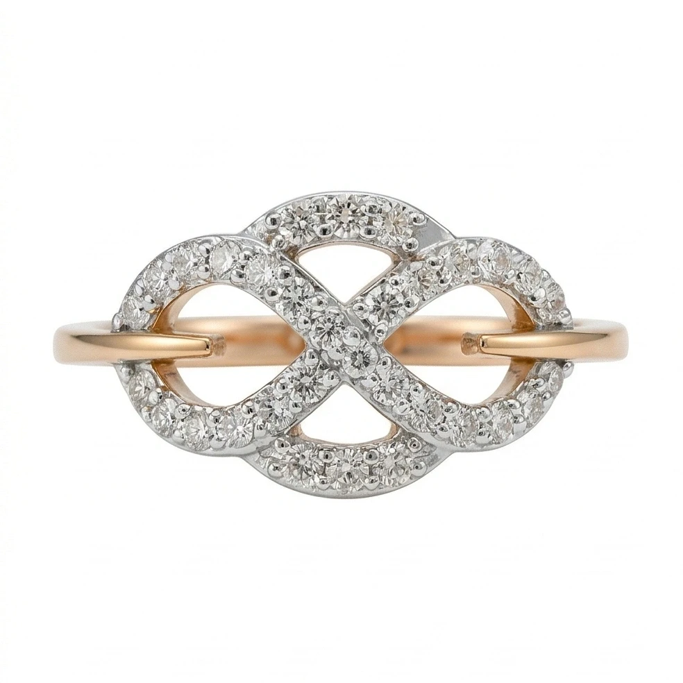 Diamond Infinity Ring